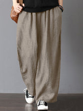 Load image into Gallery viewer, Women&#39;s Solid Color Casual Pants Loose Pants with Pockets