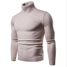 Load image into Gallery viewer, Men&#39;S Slim Lapel All-Match Knitted Turtleneck Sweater