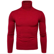 Load image into Gallery viewer, Men&#39;S Slim Lapel All-Match Knitted Turtleneck Sweater