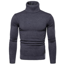 Load image into Gallery viewer, Men&#39;S Slim Lapel All-Match Knitted Turtleneck Sweater