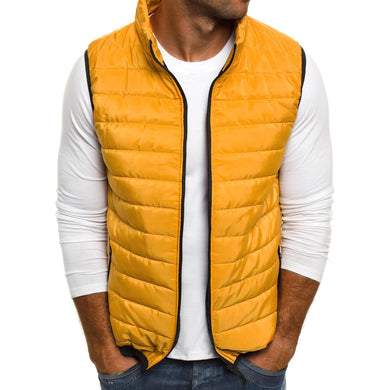 Pure Color Simple Atmosphere Men'S Cotton Vest