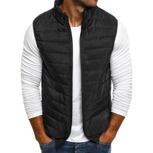 Pure Color Simple Atmosphere Men'S Cotton Vest