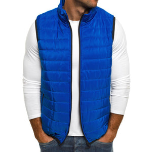 Pure Color Simple Atmosphere Men'S Cotton Vest