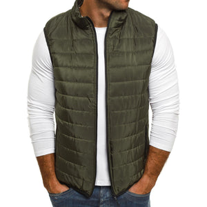 Pure Color Simple Atmosphere Men'S Cotton Vest