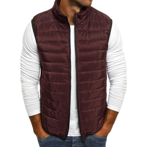 Pure Color Simple Atmosphere Men'S Cotton Vest