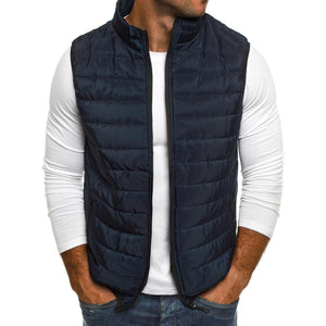 Pure Color Simple Atmosphere Men'S Cotton Vest