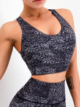 Load image into Gallery viewer, Sports Fitness Printed Yoga Vest And Quick-Drying Sports Bra