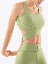 Load image into Gallery viewer, Pure Color Sports Bra Quick-Drying Halter Yoga Vest