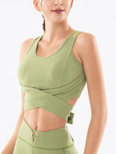 Load image into Gallery viewer, Pure Color Sports Bra Quick-Drying Halter Yoga Vest