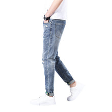 Load image into Gallery viewer, Men&#39;S Stretch Jeans With Holes