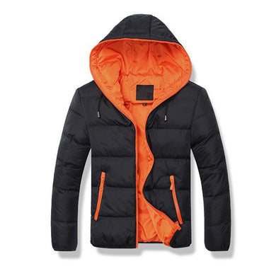 Men'S Thick Warm Short Jacket For Young Students