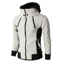 Load image into Gallery viewer, Men&#39;S Fake Two-Piece Sports Cardigan Slim Sweatshirt Jacket