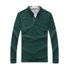 Load image into Gallery viewer, Men&#39;S Stand Collar Long Sleeve POLO Shirt