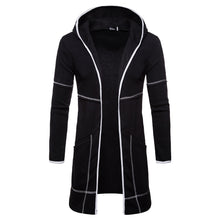 Load image into Gallery viewer, Men&#39;S Casual Hooded Cardigan Mid-Length Coat