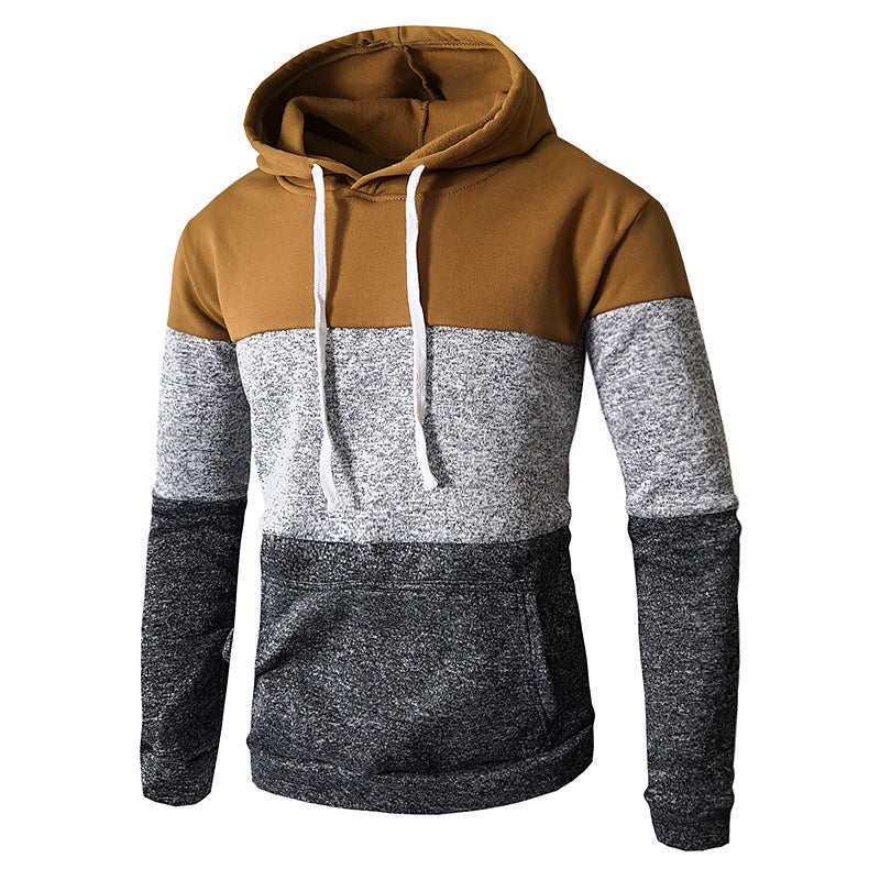 Men's Casual Sports Pullover Sweatshirt with Pocket