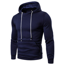 Load image into Gallery viewer, Men&#39;s Solid Color Casual Hooded Sweatshirt with Pocket