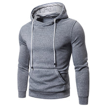 Load image into Gallery viewer, Men&#39;s Solid Color Casual Hooded Sweatshirt with Pocket