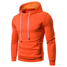 Load image into Gallery viewer, Men&#39;s Solid Color Casual Hooded Sweatshirt with Pocket