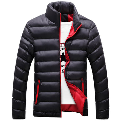 Men's Winter Fashion Padded Down Jacket with Pockets