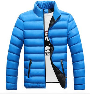 Men's Winter Fashion Padded Down Jacket with Pockets