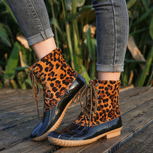Load image into Gallery viewer, Women'S Autumn And Winter Fashion Warm Casual Leather Boots