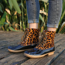 Load image into Gallery viewer, Women'S Autumn And Winter Fashion Warm Casual Leather Boots