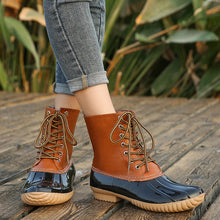 Load image into Gallery viewer, Women'S Autumn And Winter Fashion Warm Casual Leather Boots