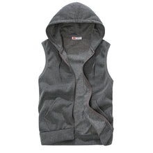 Load image into Gallery viewer, Sports Casual Zipper Hooded Men&#39;S Vest