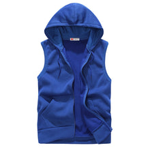 Load image into Gallery viewer, Sports Casual Zipper Hooded Men&#39;S Vest