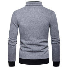 Load image into Gallery viewer, Men&#39;S Stand-Up Collar Multi-Pocket Zipper Long-Sleeved Sweater