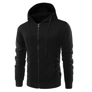 Men'S Sports Casual Cardigan Hooded Sweater