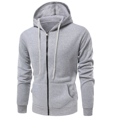 Men'S Sports Casual Cardigan Hooded Sweater