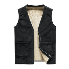 Load image into Gallery viewer, Men&#39;S Plus Fleece Autumn And Winter Warm Sleeveless Vest Jacket