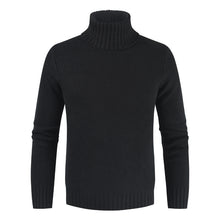 Load image into Gallery viewer, Men&#39;S Pullover Slim High-Neck Solid Color Sweater