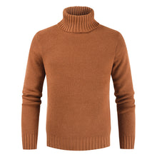 Load image into Gallery viewer, Men&#39;S Pullover Slim High-Neck Solid Color Sweater