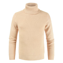 Load image into Gallery viewer, Men&#39;S Pullover Slim High-Neck Solid Color Sweater