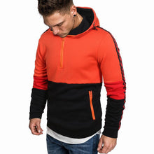 Load image into Gallery viewer, Men&#39;S Sports Stitching Loose Fleece Hoodie