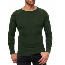 Load image into Gallery viewer, Men&#39;S Solid Color Pullover Long-Sleeved Knitted Slim-Fit Sweater