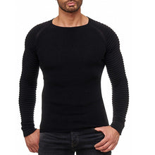 Load image into Gallery viewer, Men&#39;S Solid Color Pullover Long-Sleeved Knitted Slim-Fit Sweater