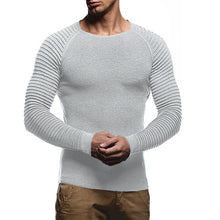 Load image into Gallery viewer, Men&#39;S Solid Color Pullover Long-Sleeved Knitted Slim-Fit Sweater