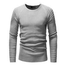 Load image into Gallery viewer, Men&#39;S Solid Color Pullover Long-Sleeved Knitted Slim-Fit Sweater