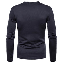 Load image into Gallery viewer, Men&#39;S Plus Fleece Warm V-Neck Long-Sleeved T-Shirt