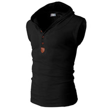 Load image into Gallery viewer, Fashion Men&#39;S Hooded Casual Solid Color Vest