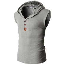 Load image into Gallery viewer, Fashion Men&#39;S Hooded Casual Solid Color Vest