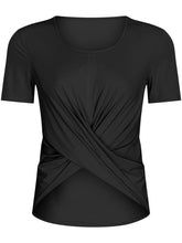 Load image into Gallery viewer, Leisure Sports Breathable Fitness Yoga Short Sleeve Top