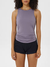 Load image into Gallery viewer, Lace-up Vest Bow Yoga Sports Blouse