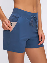 Load image into Gallery viewer, Casual Sports Pocket Elastic Yoga Shorts