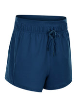 Load image into Gallery viewer, Casual Solid Color Loose Breathable Drawstring Yoga Shorts