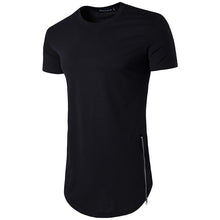 Load image into Gallery viewer, Men&#39;S Street Style Double Zipper Long Round Neck T-Shirt