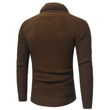 Load image into Gallery viewer, Men&#39;S Hat Rope Pile Collar Pullover Slim-Fit Knit Sweater